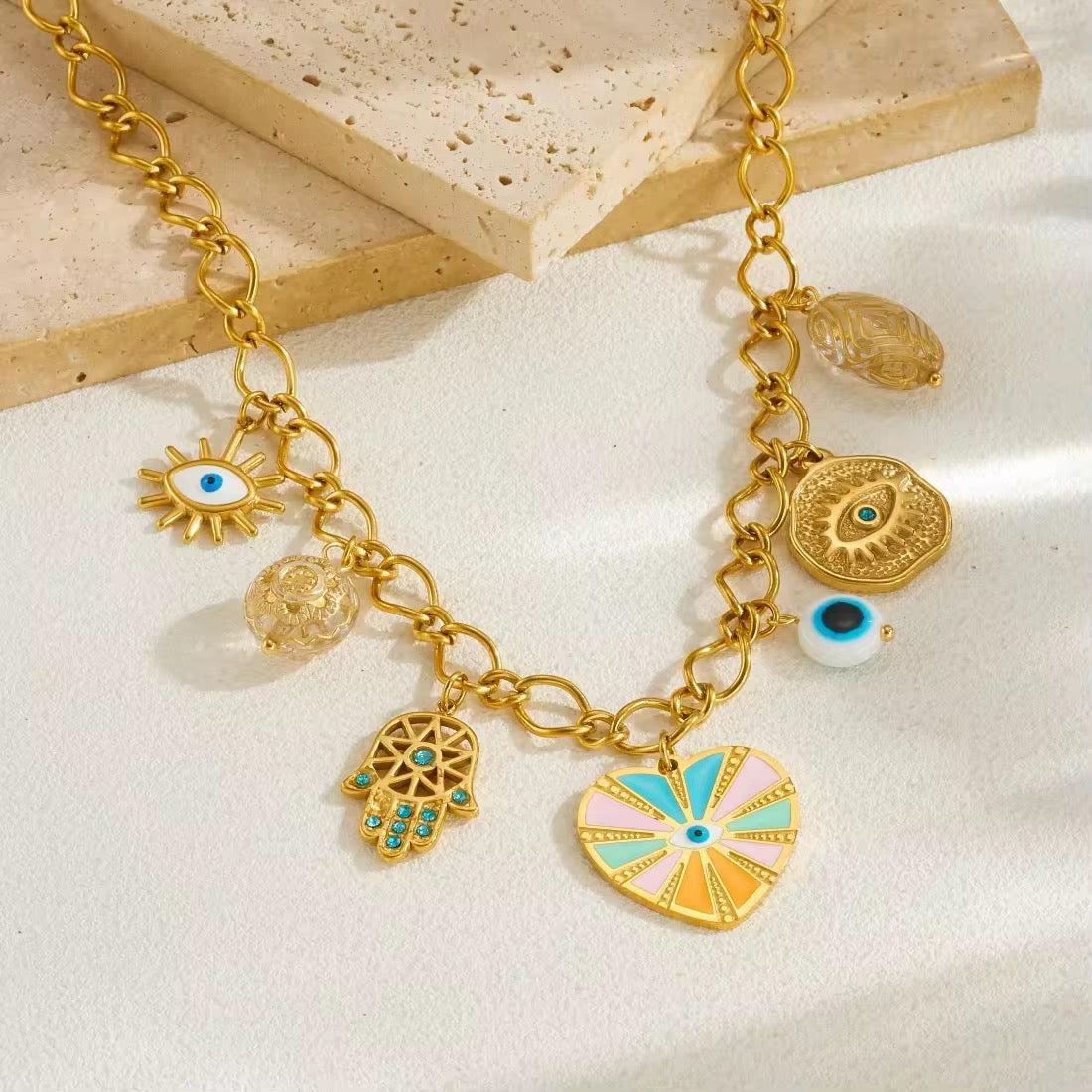 Evil Eye Charm Necklace