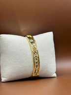 18K Gold Plated Personalised Bangle