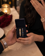 Personalised Bangle + Evil eye Stack